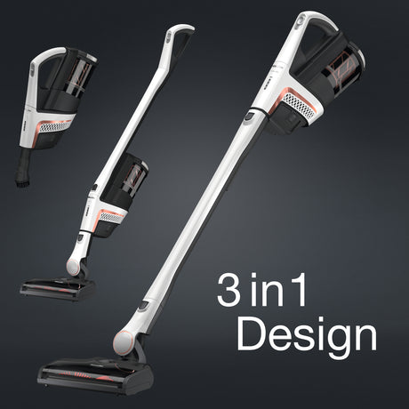 Miele Triflex HX2 Lotus White — cleaning hardwood floor lifestyle