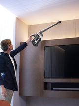 Miele Triflex HX2 Lotus White — stairs and reach cleaning lifestyle