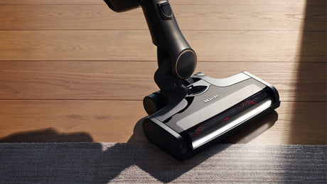 Miele Triflex HX2 Pro Infinity Grey — stairs cleaning lifestyle