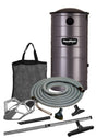 VacuMaid UV100 extended life wall mounted utility vacuum with 50 ft garage kit, sold and serviced at Avon Vacuums in Avon, Connecticut
