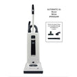 SEBO Automatic X4 Boost upright vacuum in white, sold and serviced at Avon Vacuums in Avon, Connecticut