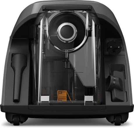 Miele Blizzard CX1 Pure Suction Graphite Grey — in use on hard floor