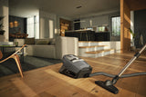 Miele Blizzard CX1 Pure Suction Graphite Grey — dustbin emptying