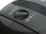 Close-up of Miele Classic C1 PowerLine suction control dial – variable suction settings