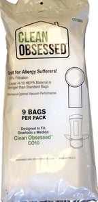 Clean Obsessed CO10/CO1024 Backpack HEPA Bags product photo from Avon Vacuums