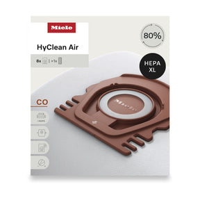 Genuine Miele HyClean Air CO Allergy XL Pack | 8 Bags & 1 HEPA Filter product photo from Avon Vacuums