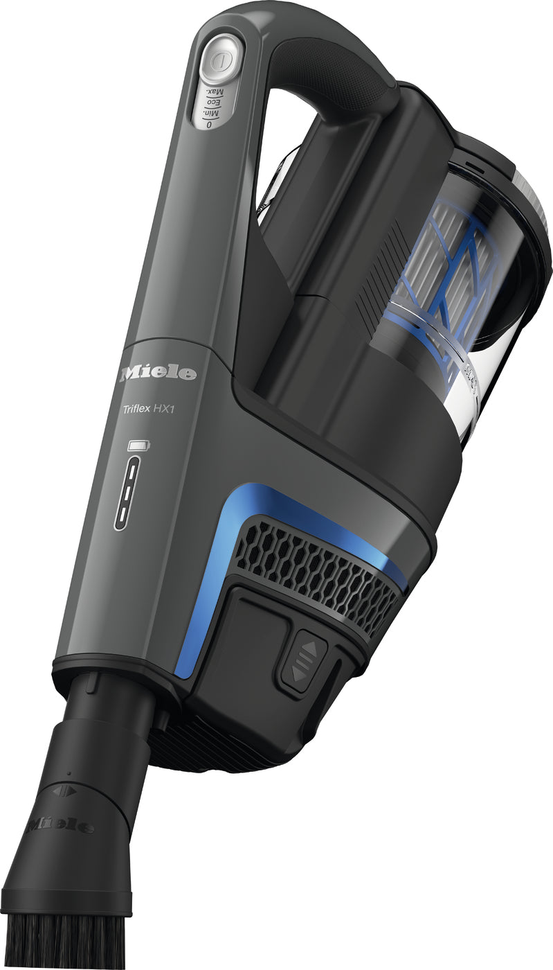 Miele Triflex HX1 Facelift Graphite Grey — extended reach