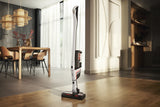 Miele Triflex HX1 Facelift Lotus White — self-standing position