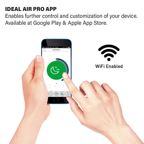 IDEAL Air PRO mobile app control for AP40 Pro