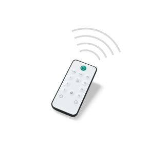 IDEAL AC1027 replacement infrared remote for AP40, AP60, AP80 and AP140 PRO air purifiers, white with Turbo, Auto, speed and timer buttons