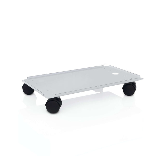 IDEAL AC1017 trolley for AP60 PRO and AP80 PRO air purifiers, a white wheeled base with four casters