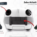 SEBO E2 Turbo Canister Vacuum - German Quiet Cleaning Power - Avon Vacuums