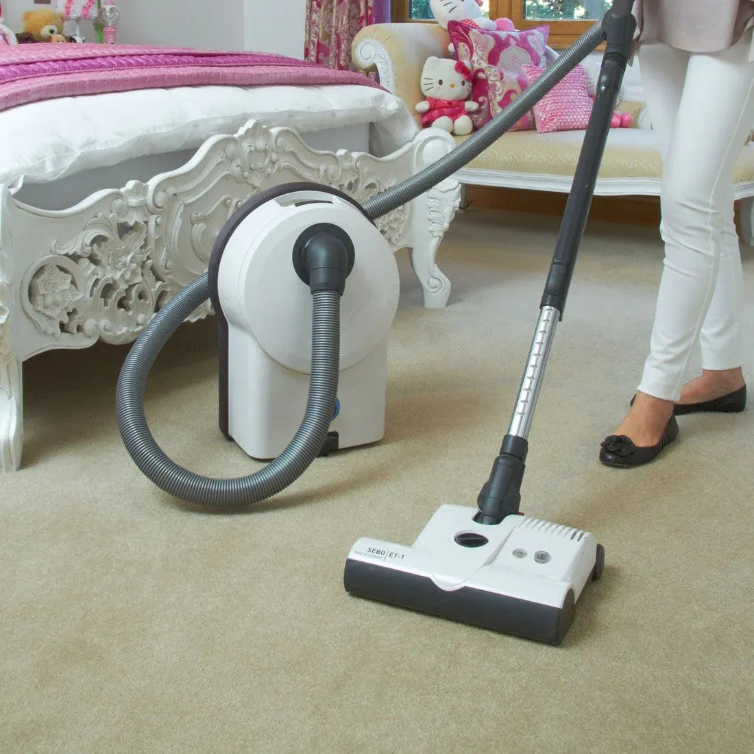SEBO Airbelt D4 Canister Vacuum - German Ultra-Quiet Power - Avon Vacuums