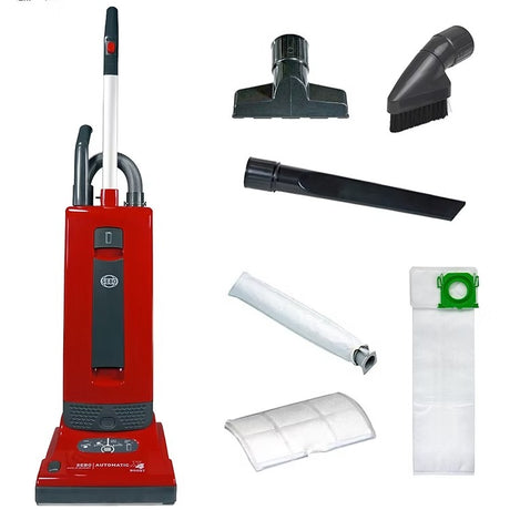 SEBO X4 Boost Upright Vacuum - German Auto Height Power - Avon Vacuums
