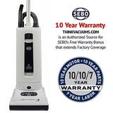 SEBO X4 Boost Upright Vacuum - German Auto Height Power - Avon Vacuums