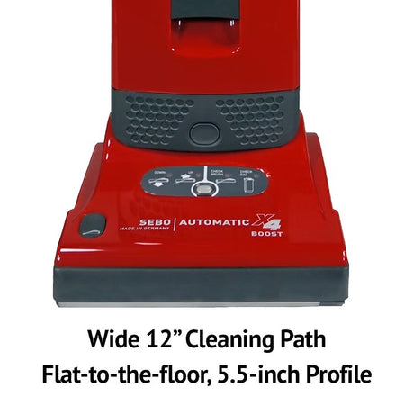 SEBO X4 Boost Upright Vacuum - German Auto Height Power - Avon Vacuums
