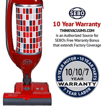 SEBO Felix Premium Upright Vacuum - Agile German Cleaning Power - Avon Vacuums