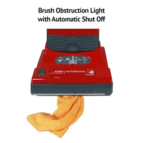 SEBO X4 Boost Upright Vacuum - German Auto Height Power - Avon Vacuums
