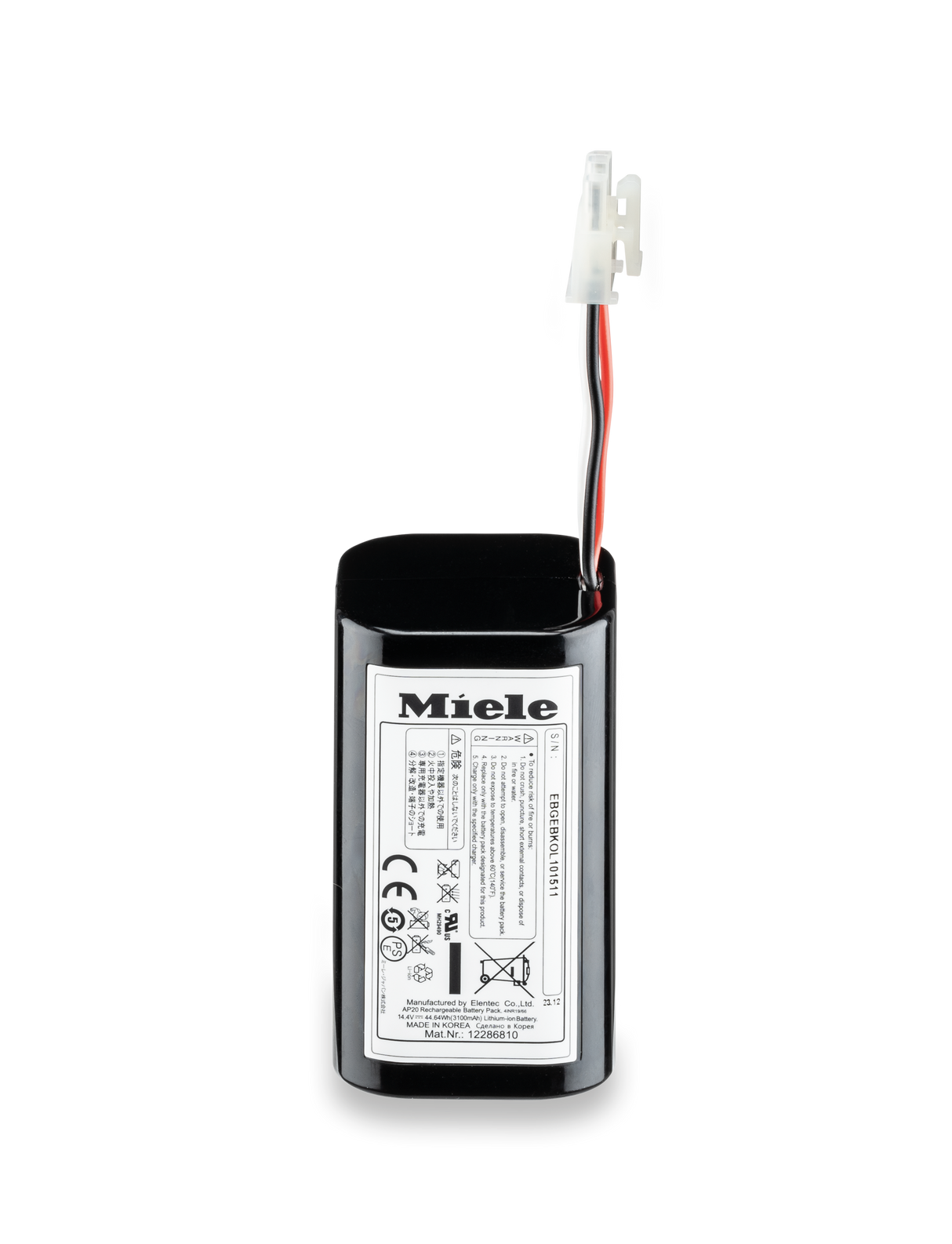 Genuine Miele RX2/RX3 60 lithium-ion battery 12689280