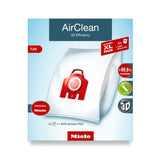 Miele XL-Pack AirClean 3D FJM Allergy Bags: 8 Bags + HA50 HEPA Filter - Avon Vacuums