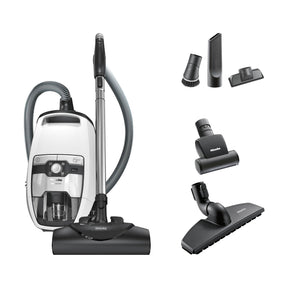 Miele Blizzard CX1 Cat & Dog Bagless Canister Vacuum front view sold at Avon Vacuums