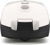Front view of Miele Classic C1 Cat & Dog PowerLine Canister Vacuum – Lotus White