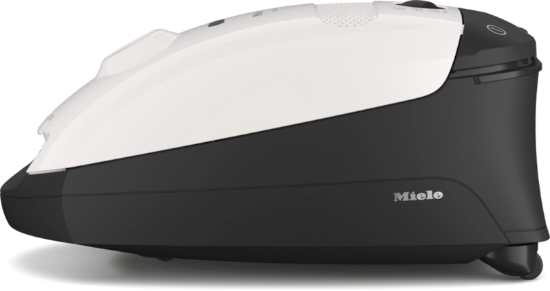Side view of Miele Classic C1 Cat & Dog PowerLine Vacuum – Lotus White