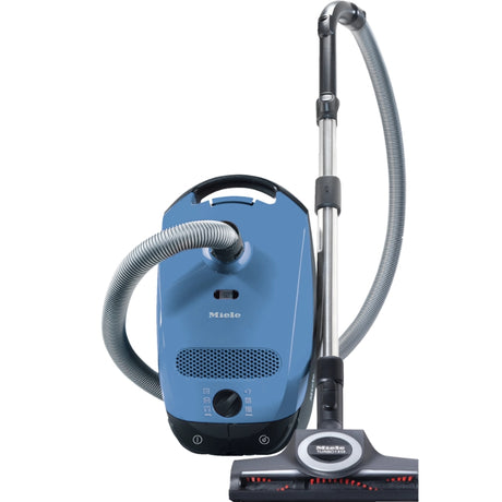 Miele Classic C1 Turbo Team PowerLine full canister vacuum with TurboBrush and hose – Tech Blue