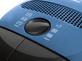 Close-up of Miele Classic C1 Turbo Team PowerLine suction control dial – variable suction settings