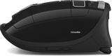 Side view of Miele Complete C3 Kona PowerLine Vacuum showing sleek black design – Obsidian Black