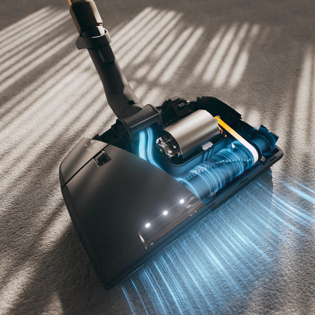 Miele Complete C3 Marin PowerLine Electrobrush with LED lights deep cleaning carpet – Marine Blue