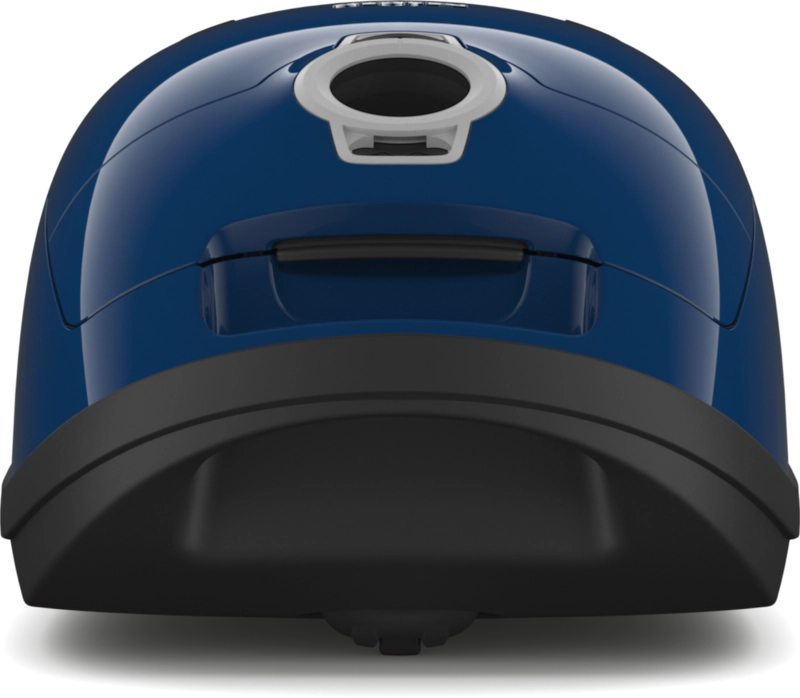 Front view of Miele Complete C3 Marin PowerLine Canister Vacuum – Marine Blue