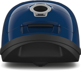 Front view of Miele Complete C3 Marin PowerLine Canister Vacuum – Marine Blue