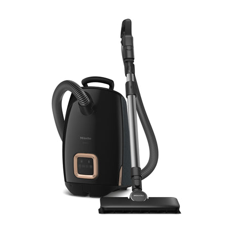 Miele Guard L1 AllFloor Canister Vacuum - Obsidian Black — full vacuum with included floorhead