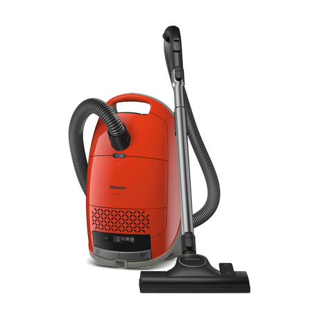 Miele Guard M1 Bagged Canister Vacuum — Terra Red — full vacuum with included floorhead