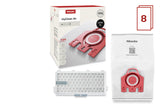 Miele HyClean Air CO Allergy XL Pack contents 8 bags 1 HEPA filter for Guard M1