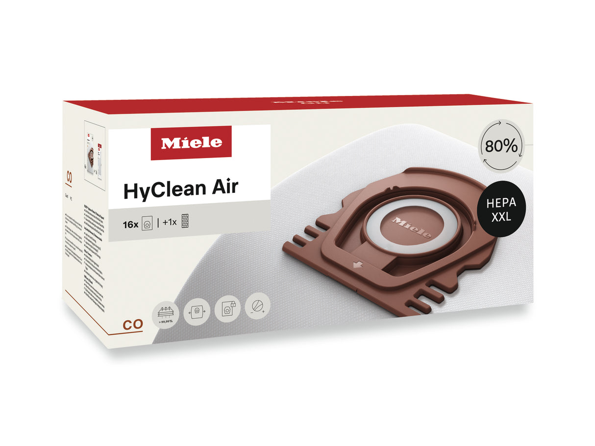 Miele HyClean Air CO Performance Pack box 3D angle