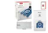 Miele HyClean Air GN Allergy XL Pack contents 8 bags 1 HEPA filter