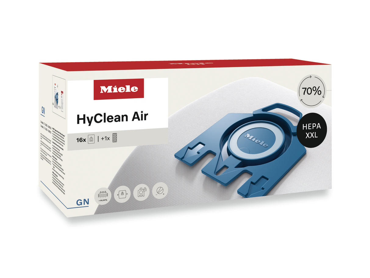 Miele HyClean Air GN Performance Pack box 3D angle