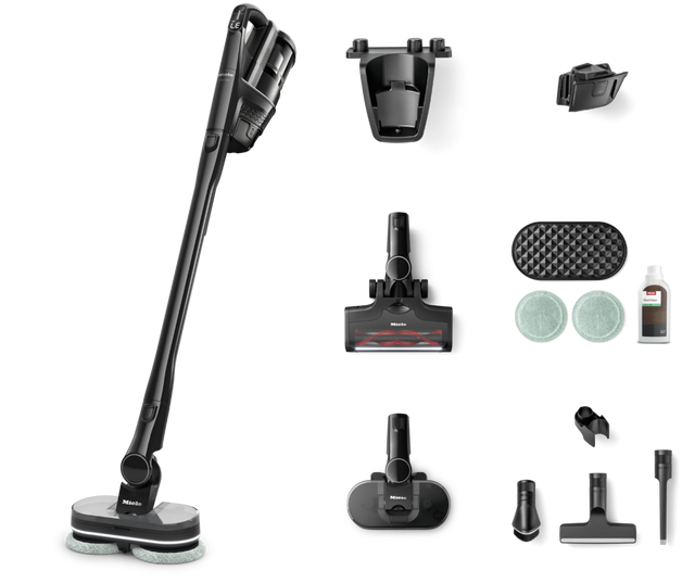 Miele Triflex HX3 Aqua Obsidian Black cordless wet and dry vacuum