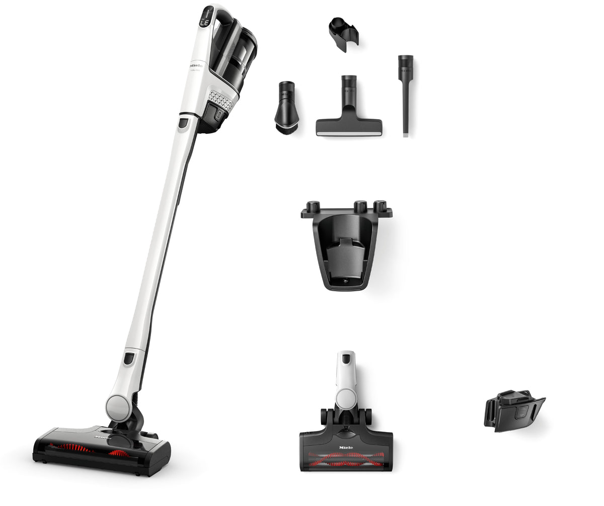 Miele Triflex HX3 in Brilliant White with accessories