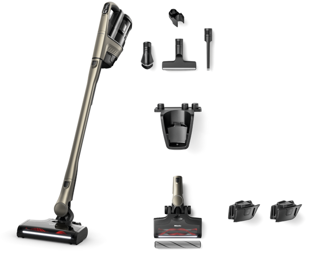 Miele Triflex HX3 Plus Titanium Pearl Finish cordless vacuum