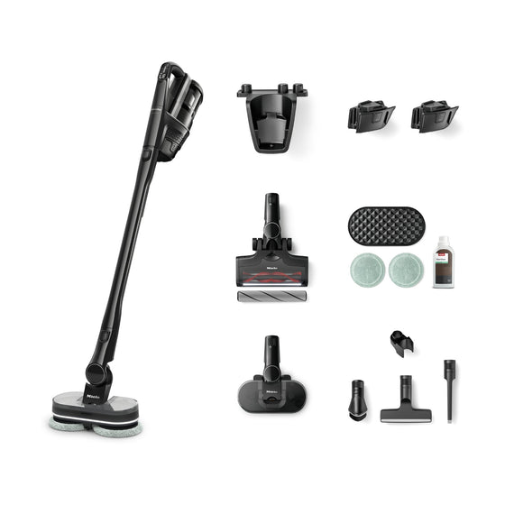 Miele Triflex HX3 Plus Aqua Wet/Dry Cordless Stick Vacuum front view sold at Avon Vacuums