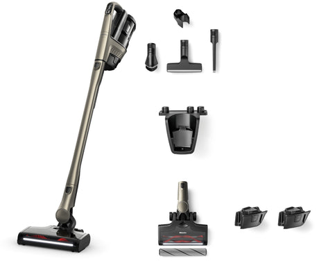 Miele Triflex HX3 Plus Titanium Pearl — vacuum and included equipment layout