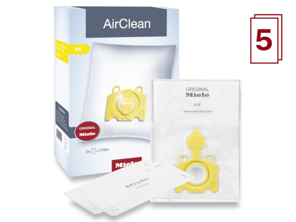 Miele AirClean 3D Efficiency FilterBags Type KK 4 Pack
