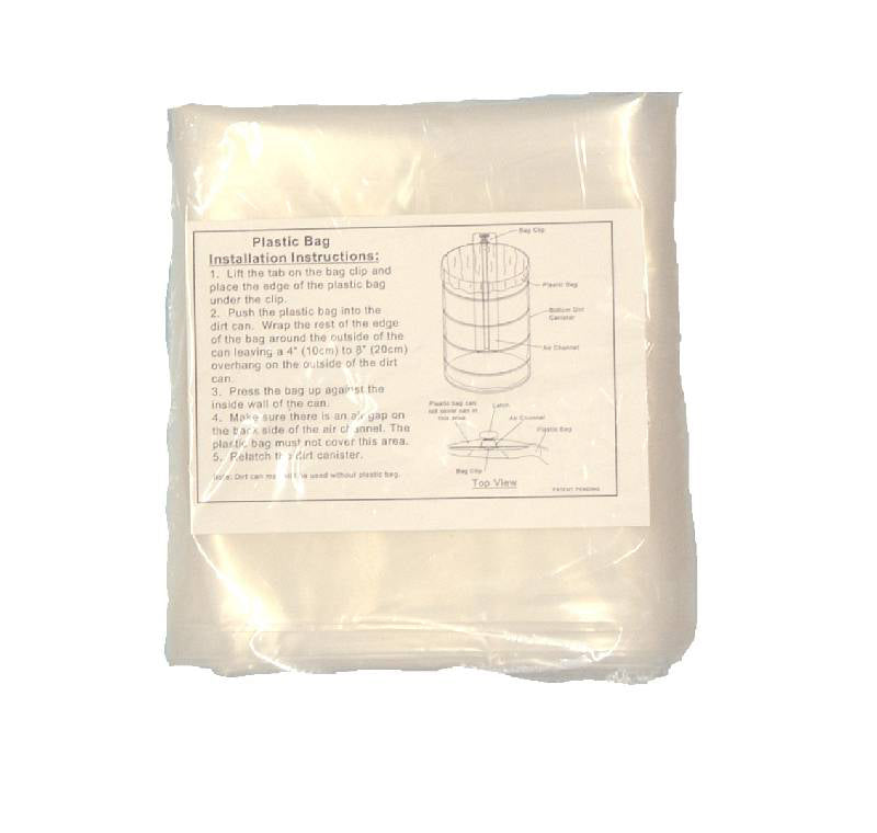 VacuMaid PB-14MK plastic bag liner 4-pack for 14-inch dirt canisters with air-channel design