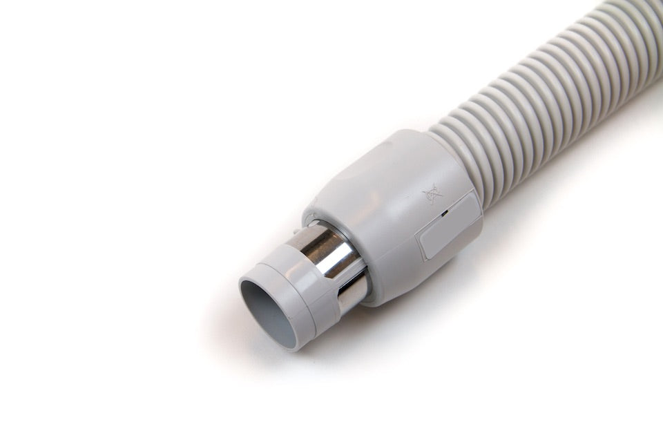 Plastiflex ValuFlex low-voltage central vacuum hose — gas-pump handle detail | Avon Vacuums CT