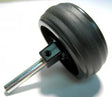 SEBO 2306GS Wheel, complete (gray black)