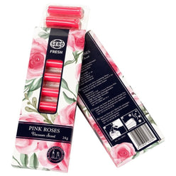 Genuine SEBO FRESH Pink Roses retail pack containing 8 scent sticks
