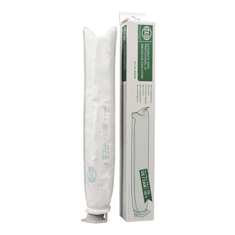 SEBO 5036AM tubular microfilter beside its original SEBO packaging